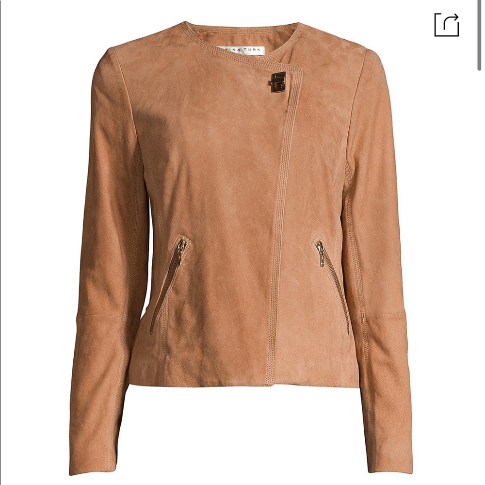 Trina Turk Suede Jacket